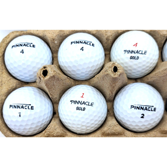 One Dozen PINNACLE Golf Balls Good Used - Picture 2 of 4